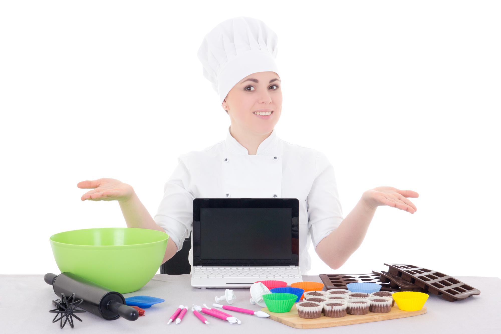 Chef in videochat con studenti